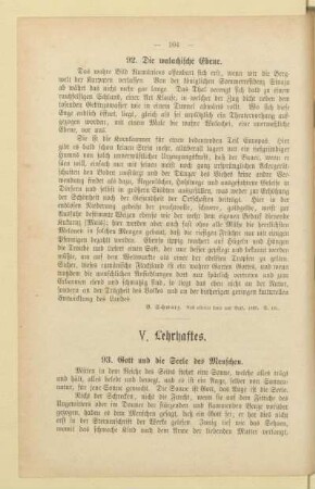 V. Lehrhaftes