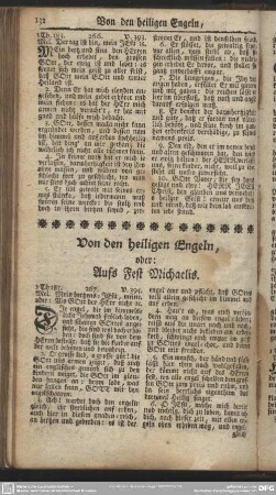 Von den heiligen Engeln, oder: Aufs Fest Michaelis