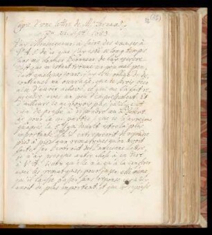 Copie d’une lettre de Mr. Arnauld du 21. Sept. 1683.
