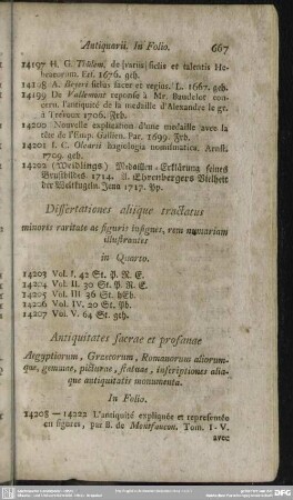 Dissertationes aliique tractatus minores raritate ac figuris infignes, rem numariam illustrantes