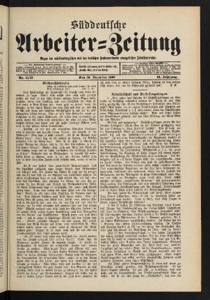 Nr. 51 und 52. Den 20. Dezember 1908.