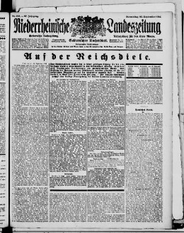 Niederrheinische Landeszeitung : Geldernsche Volkszeitung : Geldern'sches Wochenblatt : Volkszeitung für den Kreis Moers : erfolgreichstes Insertionsorgan in den Kreisen Geldern und Moers sowie in den Grenzbezirken der Kreise Cleve und Kempen