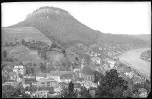 Königstein. Festung und Stadt