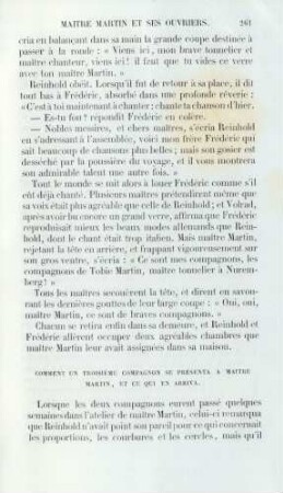 Comment un troisième compagnon se présenta à maître Martin, et ce qui en arriva