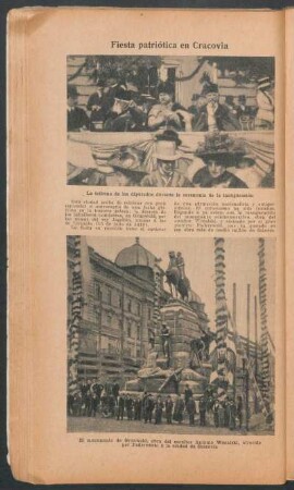 Fiesta patriótica en Cracovia - [Ilustración]