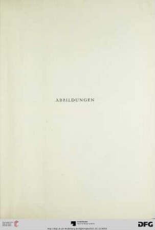 Abbildungen (Tafeln 1-42)