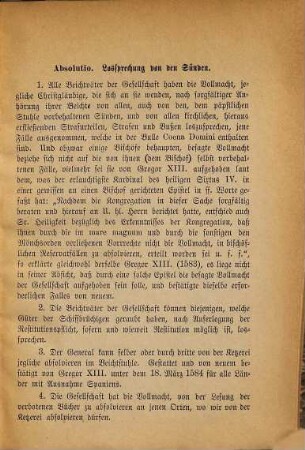 Die Vorrechte und Gnaden des Jesuiten-Ordens : Nach der lateinischen Originalausgabe. Zum erstenmal veröffentlicht von Wilhelm Römer