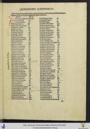 Annotatio scriptorum.
