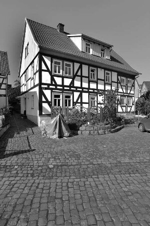 Fachwerkhaus; Schlitz, Hinter der Hainbuche 11, Hinter der Hainbuche 13