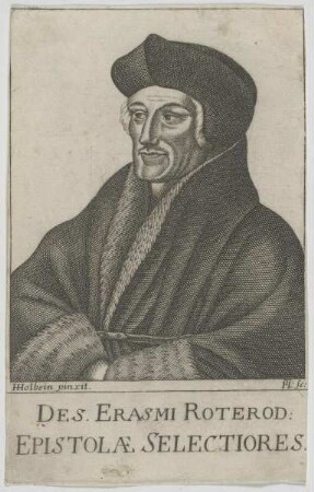 Bildnis des Des. Erasmus