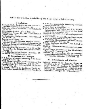 Inhaltsverzeichnis der Allgemeinen Schulzeitung : [Mai 1828, Heft 53 - 65]