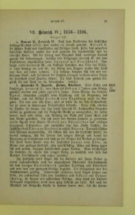 VII. Heinrich IV.; 1056 - 1106