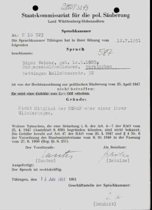 Welser, Edgar