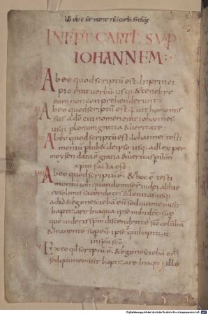 In Evangelium Iohannis - BSB Clm 6287