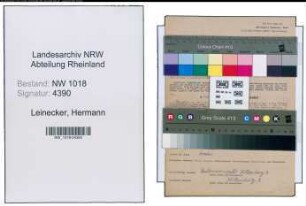 Entnazifizierung Hermann Leinecker , geb. 12.03.1902 (Schleifer)