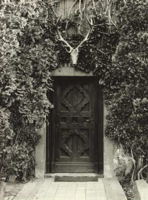 Oberwartha, Klostergut, Eingang des Herrenhauses