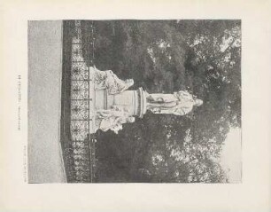 Im Tiergarten. Goethe-Denkmal