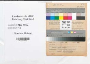 Entnazifizierung Robert Goerres , geb. 06.04.1897 (Landwirt)