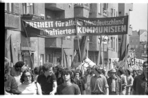 Kleinbildnegativ: Demonstration für Frieden in Kambodscha, Vietnam und Laos, 1970