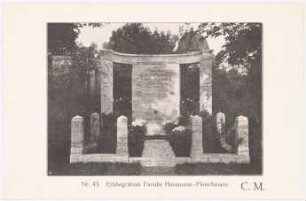 Erbbegräbnis Hausmann-Fleischmann: Ansicht
