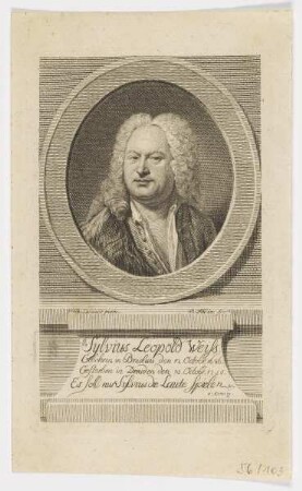 Bildnis des Sylvius Leopold Weiss