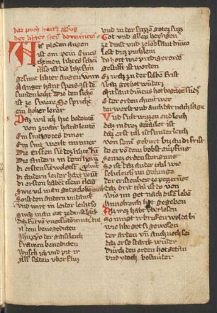 Leben des heiligen Dominikus (Verslegende)