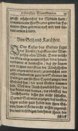 Von Geitz und Karchheit.