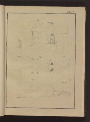 Pl. 12. Fig. 1. bis Fig. 6.