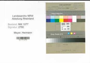 Entnazifizierung Hermann Meyer , geb. 00.00.0000 (Polizist)