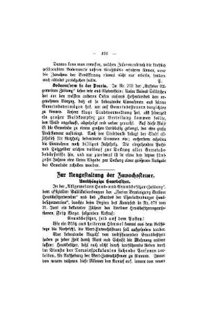 Zur Neugestaltung der Zuwachssteuer