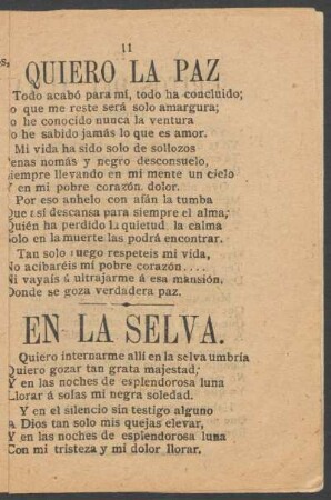 En la Selva.