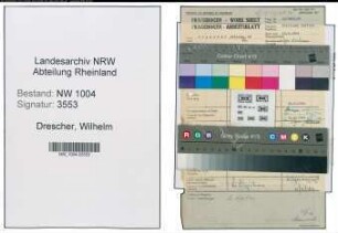 Entnazifizierung Wilhelm Drescher , geb. 26.05.1892 (Haendler)