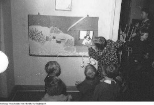Kindergarten der Landespolizei, Weihnachtsfeier, Dezember 1950