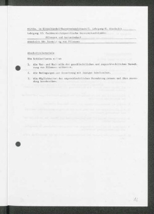 Abschnitt 08: Vermehrung von Pflanzen