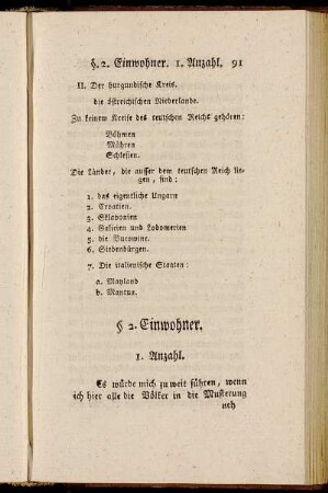 §. 2. Einwohner