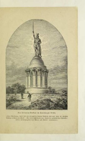 Das Hermanns-Denkmal im Teutoburger Walde