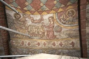 Gemäldezyklus der Heilsgeschichte — Szenen der Genesis und des Exodus, sowie die Wurzel Jesse — Das Opfer Kains und Abels