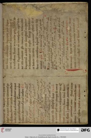 Aus einer Missale-Hs. (11. Jh.): De martyribus, De confessoribus