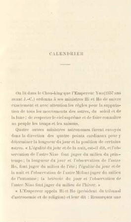 Calendrier