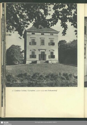 Landhaus Luisium, Gartenfront