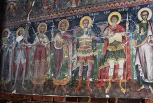 Bildnisse der Heiligen: Triphon, Christophorus, Theodor Tiron, Theodor Stratelates, Prokopius und Georg