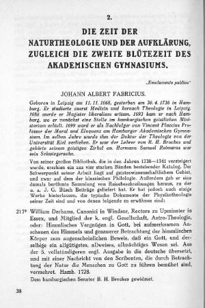 Johann Albert Fabricius.