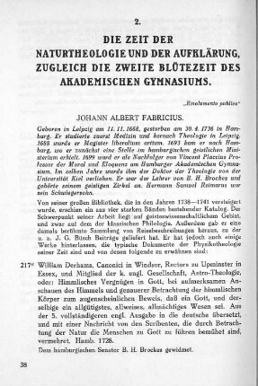 Johann Albert Fabricius.