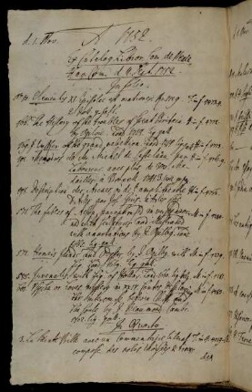 Ex Catalog. Libror. Com. de Neale, Hag. Com. d. 11. Sept. 1752.