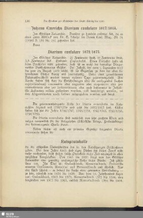 Johann Emerichs Diarium consulare 1617/1618