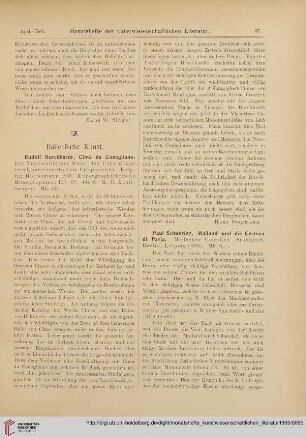 [Rezension von: Rudolf Burckhardt, Cima da Conegliano. Ein venezianischer Maler des Uebergangs vom Quattrocento zum Cinquecento]