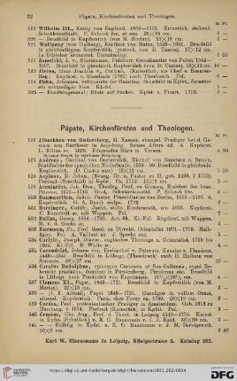 Päpste, Kirchenfürsten und Theologen (Nr.526-585)