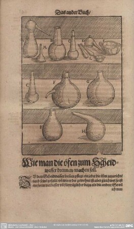 Wie man die öfen zum Scheidwasser brennen/ machen soll.