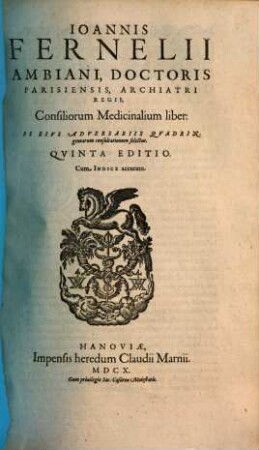Consiliorum medicinalium liber