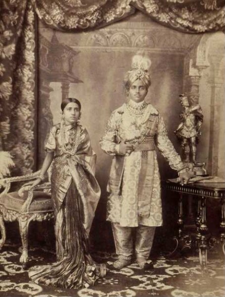 Maharaja and Rani of Mysore